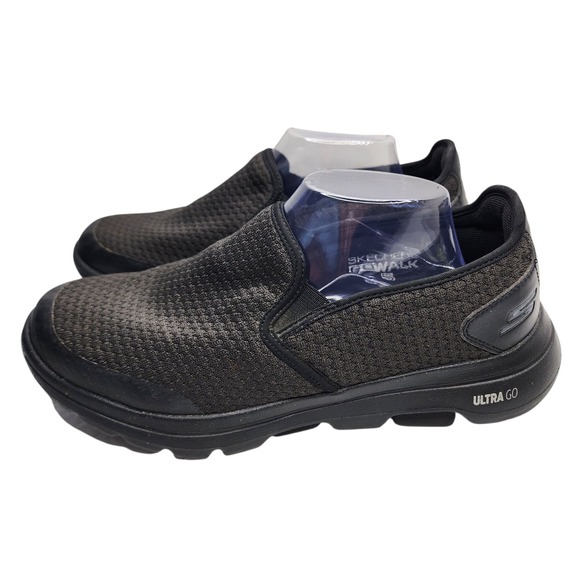 Skechers Go Walk 5 Mens Sz 9.5 Wide Fit Slip On Goga Mat Casual Loafer Sneaker - Picture 1 of 12